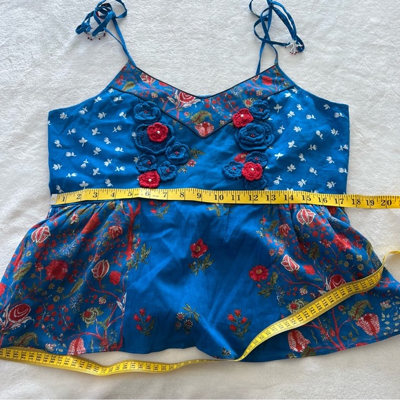 Nikasha Floral Crochet Babydoll Tank - Picture 8 of 9